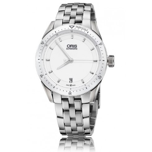 Oris Artix GT Date White Dial Stainless Steel Ladies Watch 01 733 7671 4156-07 8 18 85 watches