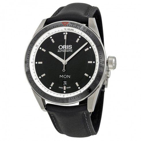 Replica Oris Artix GT Day Date Automatic Black Dial Stainless Steel Men's Watch 735-7662-4154LS Watch