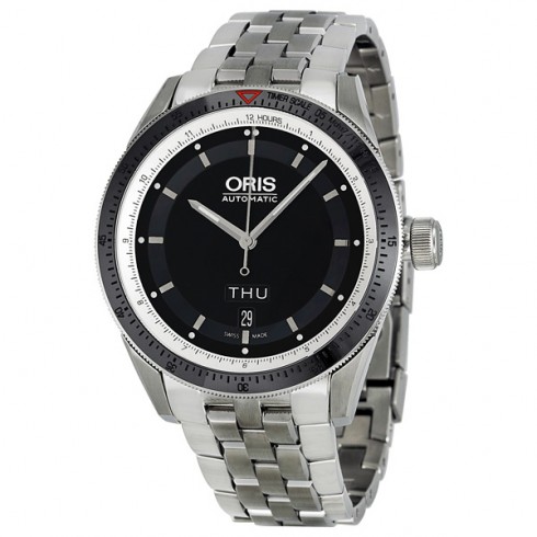 Oris Artix GT Day Date Black Dial Stainless Steel Men's Watch 735-7662-4154MB watches
