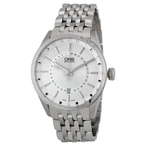 Oris Artix Pointer Moon Automatic Silver Dial Stainless Steel Men's Watch 761-7691-4051MB watches