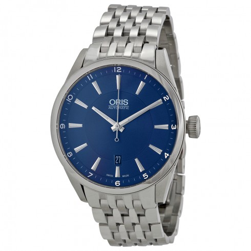 Oris Automatic Blue Dial Stainless Steel Men's Watch 733-7642-4035MB watches