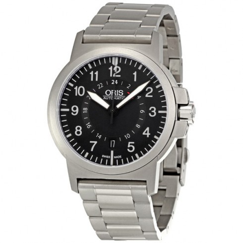 Oris BC3 Air Racing Black Dial Stainless Steel Case GMT Men's Watch 668-7647-7184SET watches