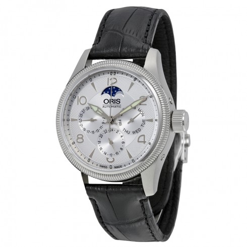 Oris Big Crown Complication Silver Dial Black Leather Men's Watch 582-7678-4061LS watches