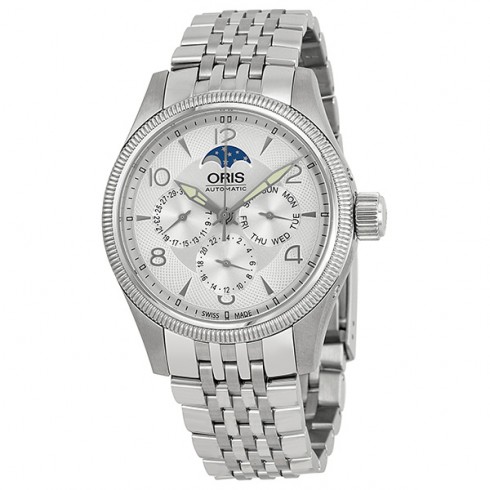 Oris Big Crown Complication Silver Dial Stainless Steel Men's Watch 01 582 7678 4061-07 8 20 30 watches