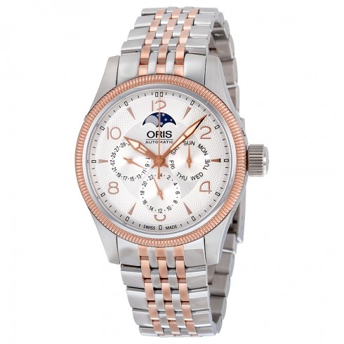 Oris Big Crown Complication Silver Dial Two-tone Stainless Steel Men's Watch 01 582 7678 4361-07 8 20 32 watches