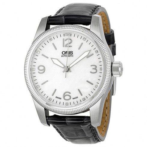 Oris Big Crown Diamonds Automatic Mother of Pearl Dial Ladies Watch 01 733 7649 4066 07 5 19 60 watches