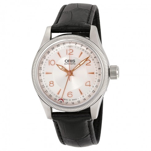 Oris Big Crown Pointer Date Silver Dial Black Leather Strap Men's Watch 754-7679-4031LS watches