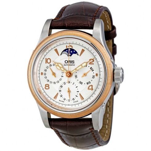 Oris Big Crown Silver Dial Moonphase Automatic Men's Watch 581-7566-4361LS watches