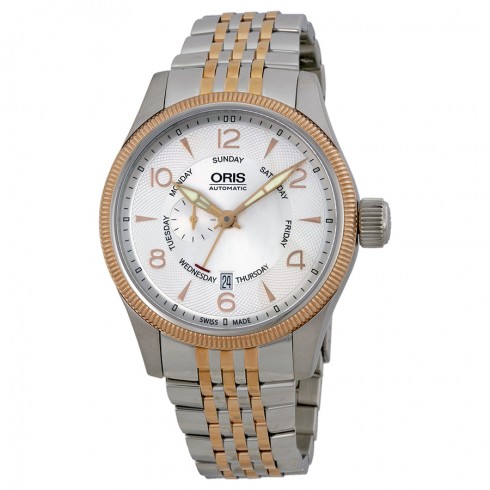Oris Big Crown Small Second Pointer Day Silver Dial Stainless Steel Men's Watch 01 745 7688 4361-07 8 22 32 watches