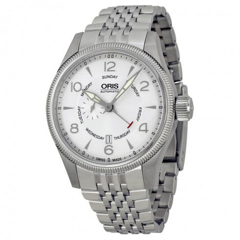 Oris Big Crown Small Second Pointer Day Silver Dial Stainless Steel Men's Watch 745-7688-4061MB watches