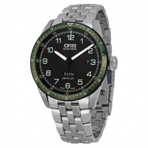 Oris Calobra GT Limited Edition Automatic Black Dial Stainless Steel Men's Watch 735-7706-4494MB watches