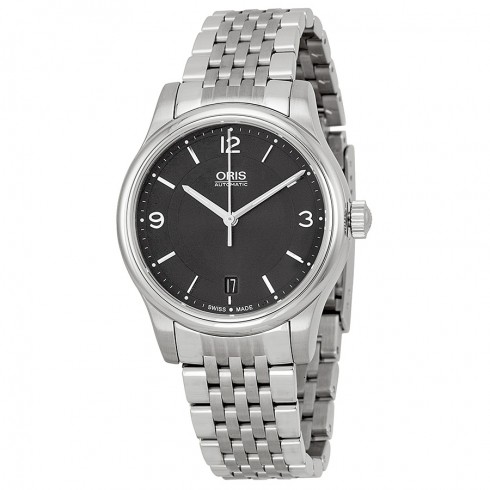 Oris Classic Date Black Dial Stainless Steel Men's Watch 733-7578-4034MB watches