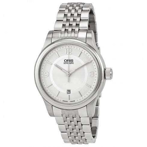 Oris Classic Date Silver Dial Stainless Steel Men's Watch 733-7594-4031MB watches