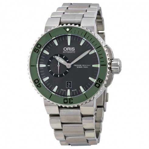 Oris Divers Automatic Grey Dial Stainless Steel Men's Watch 743-7673-4157MB watches