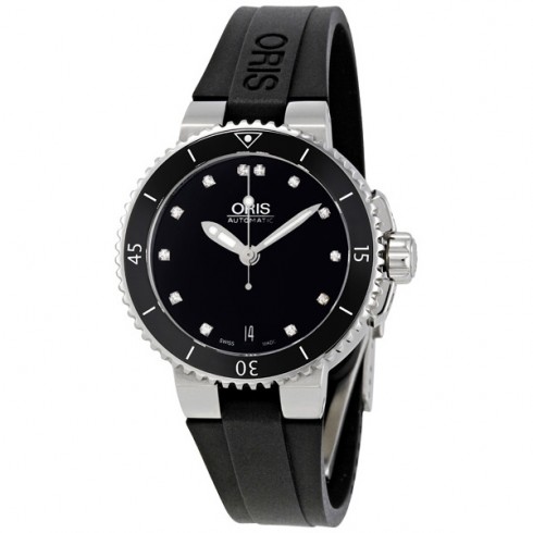 Oris Divers Black Diamond Dial Automatic Watch 733-7652-4194RS watches