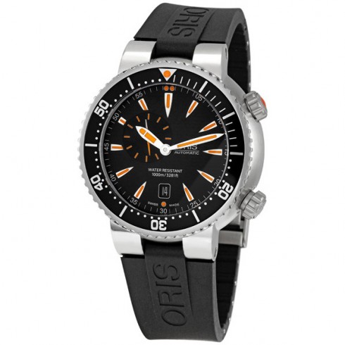 Oris Divers Small Second Date Men's Automatic Watch 643-7609-8454RS watches