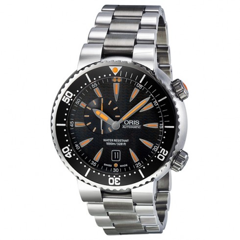 Oris Divers Small Second Date Men's Watch 743-7609-8454MB watches