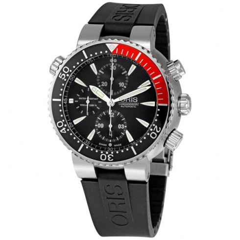 Oris Divers Titan Chronograph Automatic Men's Watch 674-7599-7154RS watches