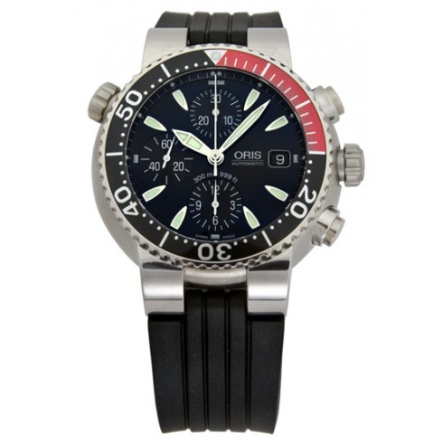 Oris Divers Titanium Chronograph Automatic Men's Watch 674-7542-7154RS watches