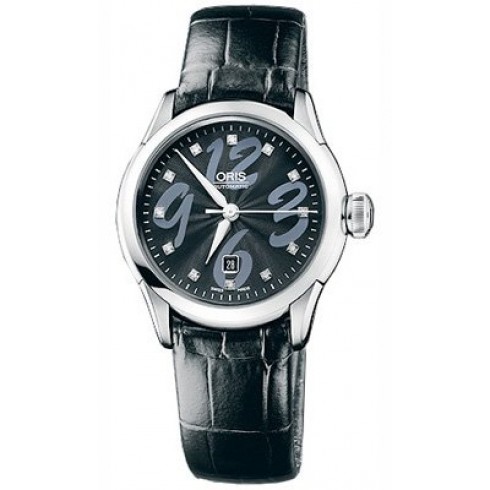Oris Ladies Artelier Diamond with Date Automatic Watch 561-7604-4094LS watches