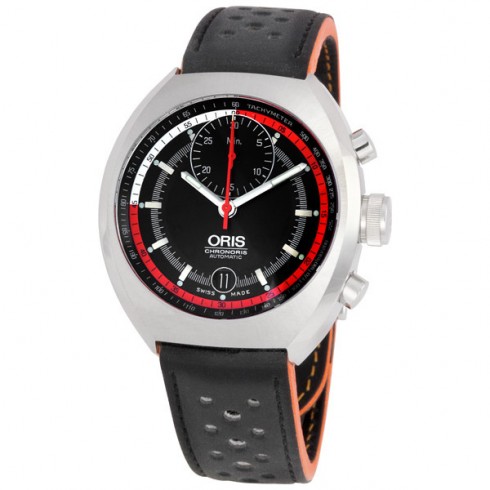 Oris Men's Chronoris Chronograph Automatic Stainless Steel Watch 672-7564-4154SET watches