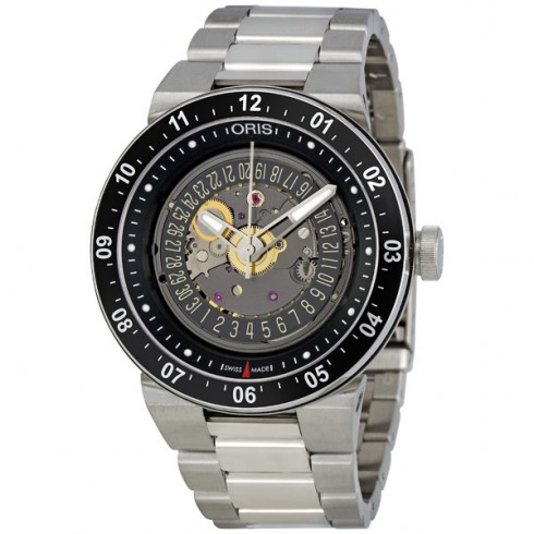 Oris Men's Williams F1 Team Skeleton Date Automatic Watch 733-7613-4114MB watches