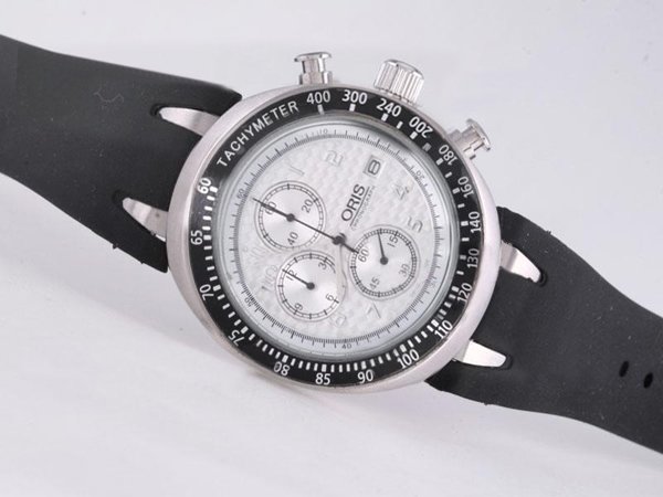 Oris Motor Sport TT1 01 674 7521 4464-07 4 24 14 Blue Rubber Strap Midsize Round Watch watches