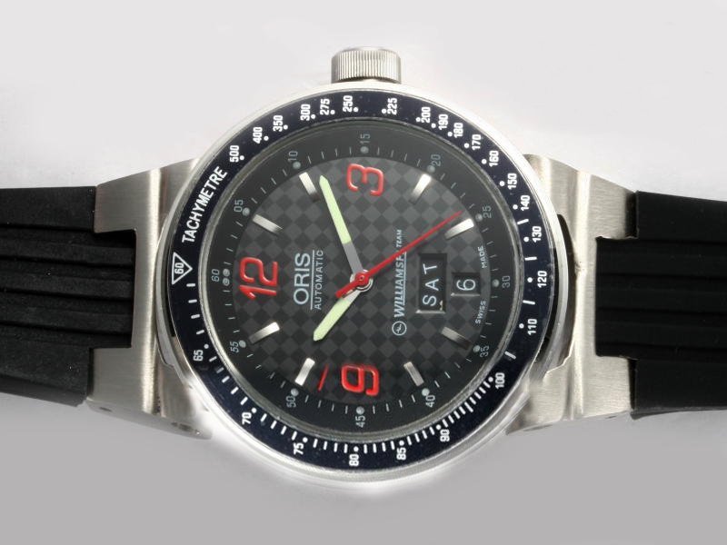 Oris Motor Sport WilliamsF1 Team 01 635 7560 4748-07 4 25 01B Black Dial Automatic Watch watches