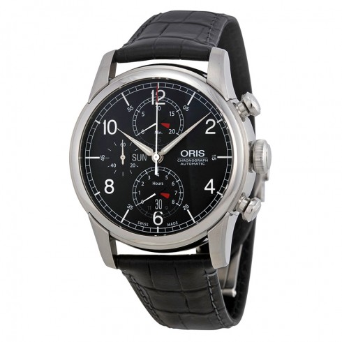 Oris Raid Limited Edition Black Dial Steel Men's Watch 775-7686-4084LS watches