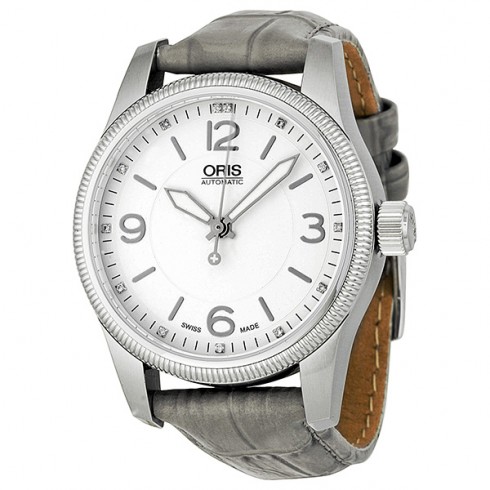 Oris Swiss Hunter Team PS Edition Automatic Silver Dial Ladies Watch 01 733 7649 4091 Set-LS watches