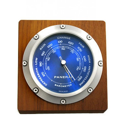 Panerai Blue Dial Wood and Stainless Steel Barometer PAM00257 watches