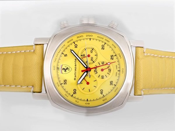 Panerai Ferrari Rattrapante FER00010 Automatic Midsize Stainless Steel Bezel Watch watches