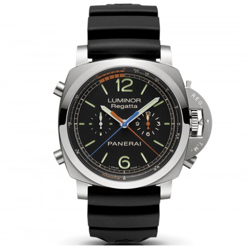 Panerai Luminor 1950 3 Day Chrono Flyback Regatta Black Dial Men's Watch PAM00526 watches