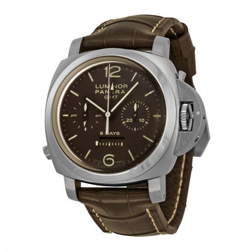 Panerai Luminor 1950 8 Days Chrono Monopulsante GMT Men's Watch PAM00311 watches