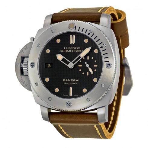 Replica Panerai Luminor 1950 Black Dial Titanium Automatic Men's Watch PAM00569 Watch