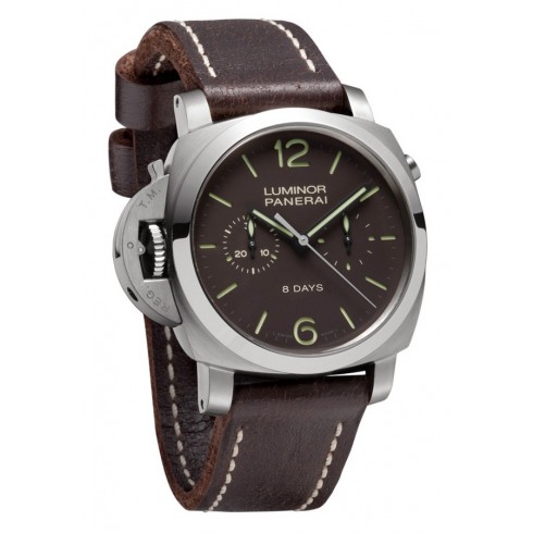 Panerai Luminor 1950 Chrono Monopulsate Left-Handed 8 Days Automatic Men's Watch PAM00345 watches
