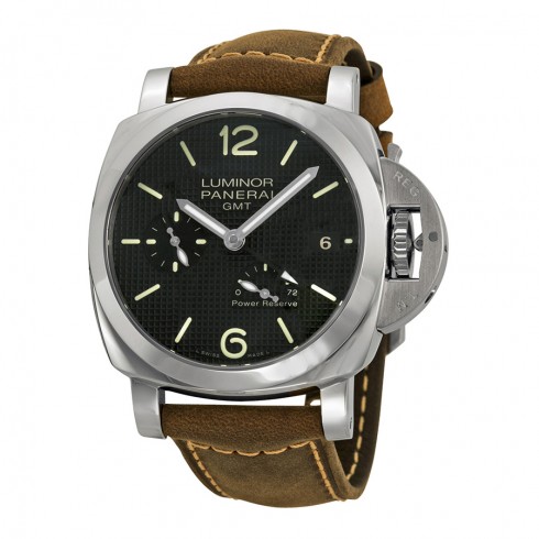 Panerai Luminor 1950 Power Reserve Automatic Black Dial Brown Leather Men's Watch PAM00537 watches