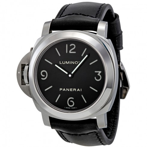 Panerai Luminor Base Black Dial Mechanical Men's Watch PAM00219 watches