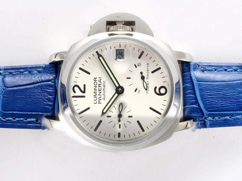 Panerai Luminor PAM 241 Stainless Steel Bezel Automatic White Dial Watch watches