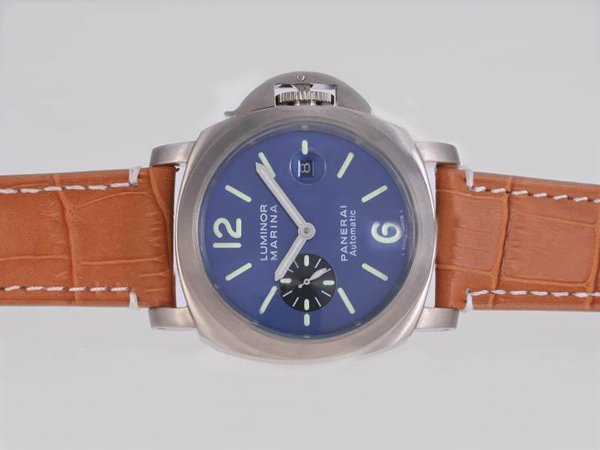 Panerai Luminor PAM00140 Blue Dial 44mm Stainless Steel Case Watch watches