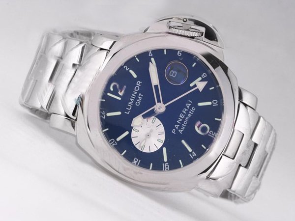 Panerai Luminor PAM00297 Stainless Steel Bezel Blue Dial Automatic Watch watches