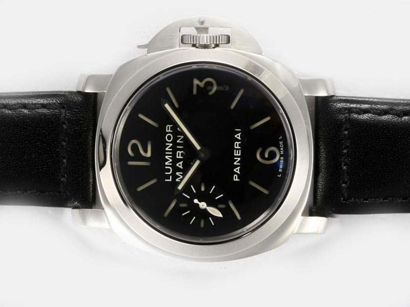 Panerai Luminor PAM00359 Manual Winding Stainless Steel Bezel Black Dial Watch watches