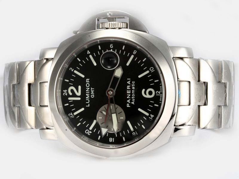 Panerai Luminor PAM088 Automatic Stainless Steel Bezel Black Dial Watch watches