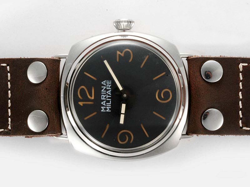 Panerai Marina Militare 31076 Stainless Steel Bezel Stainless Steel Case Midsize Watch watches