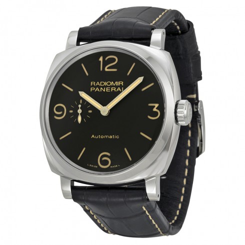 Panerai Radiomir 1940 Automatic Black Dial Black Leather Men's Watch PAM00572 watches