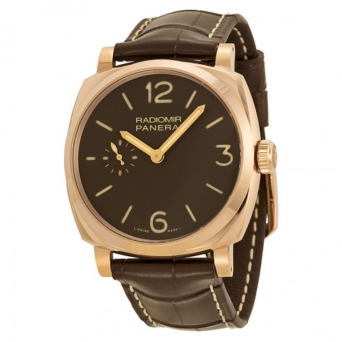 Panerai Radiomir 1940 Brown Dial Brown Leather Men's Watch PAM00513 watches