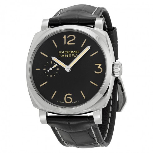 Panerai Radiomir 1940 Mechanical Black Dial Black Leather Men's Watch PAM00512 watches
