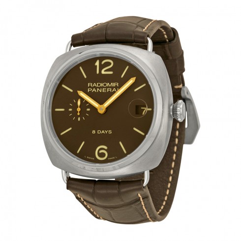 Panerai Radiomir 8 Days Brown Dial Men's Watch PAM00346 watches