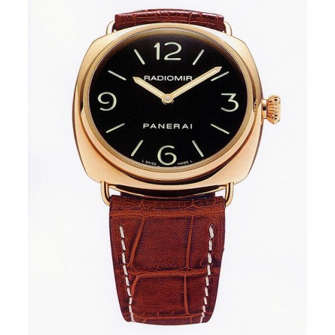 Panerai Radiomir Base Black Dial Brown Leather Men's Watch PAM00231 watches