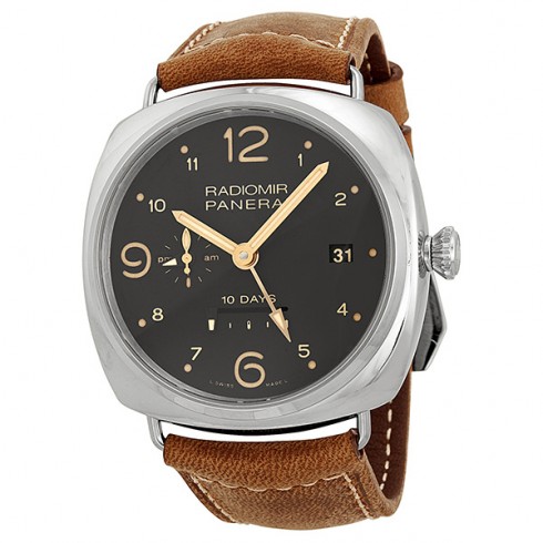 Panerai Radiomir Brown Dial Brown Leather Men's Watch PAM00391 watches